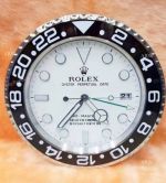 Fake Rolex GMT Master II Dealer's Wall Clock - SS White Face